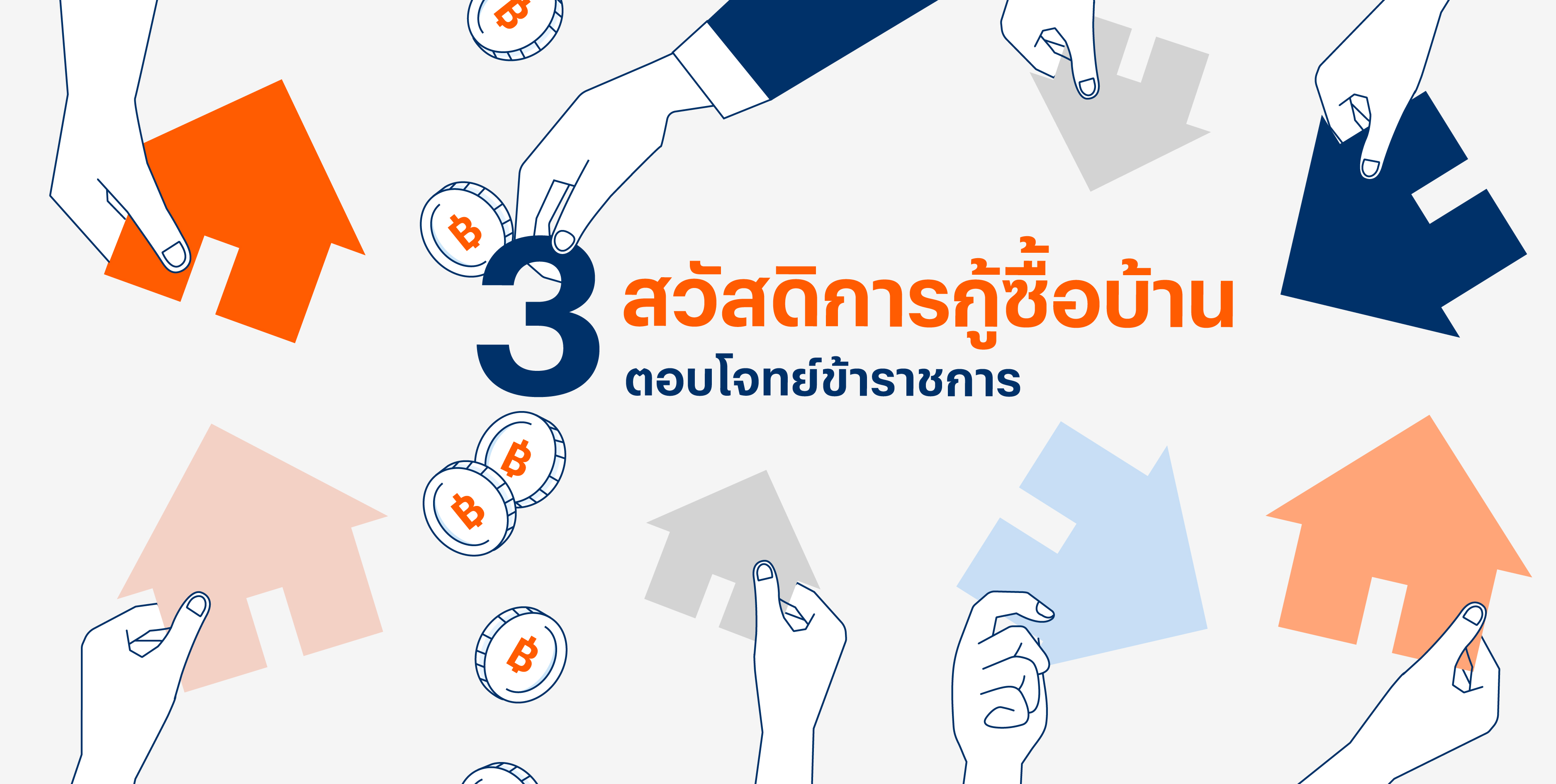 3 สวัสดิการกู้ซื้อบ้าน สินเชื่อบ้านข้าราชการ รัฐวิสาหกิจ จากธนาคาร ธอส. ทหารไทย กรุงไทย